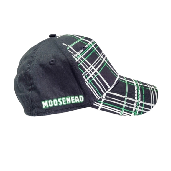Karbon Moosehead Lager Black, Gray, White & Green Snapback Baseball Hat/Cap - Picture 3 of 10